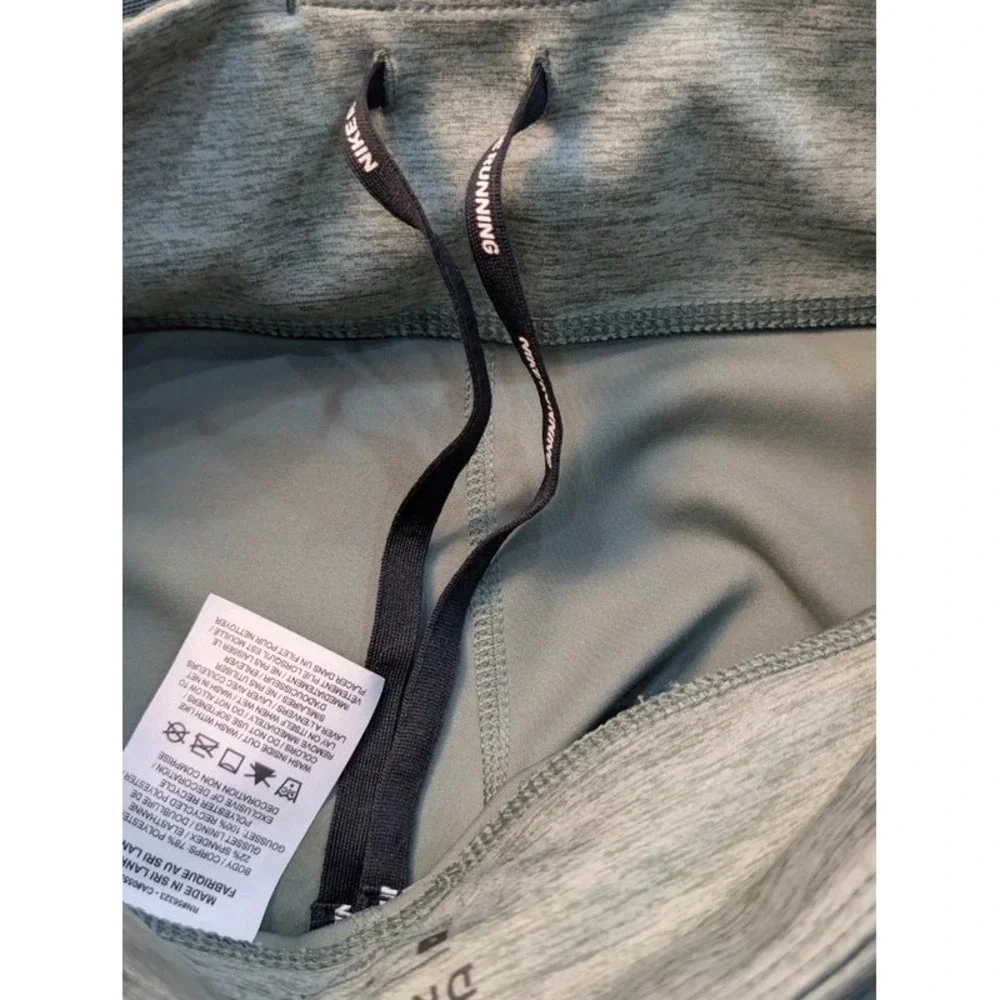 Nike~Epic Lux Running Crop Tights~Alligator Green Heather~Small~AV8191-326 💥NWT